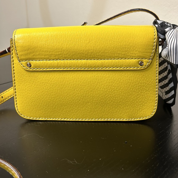 Kate Spade Crossbody Yellow Purse Natalie Wellesley Bag - Picture 2 of 12